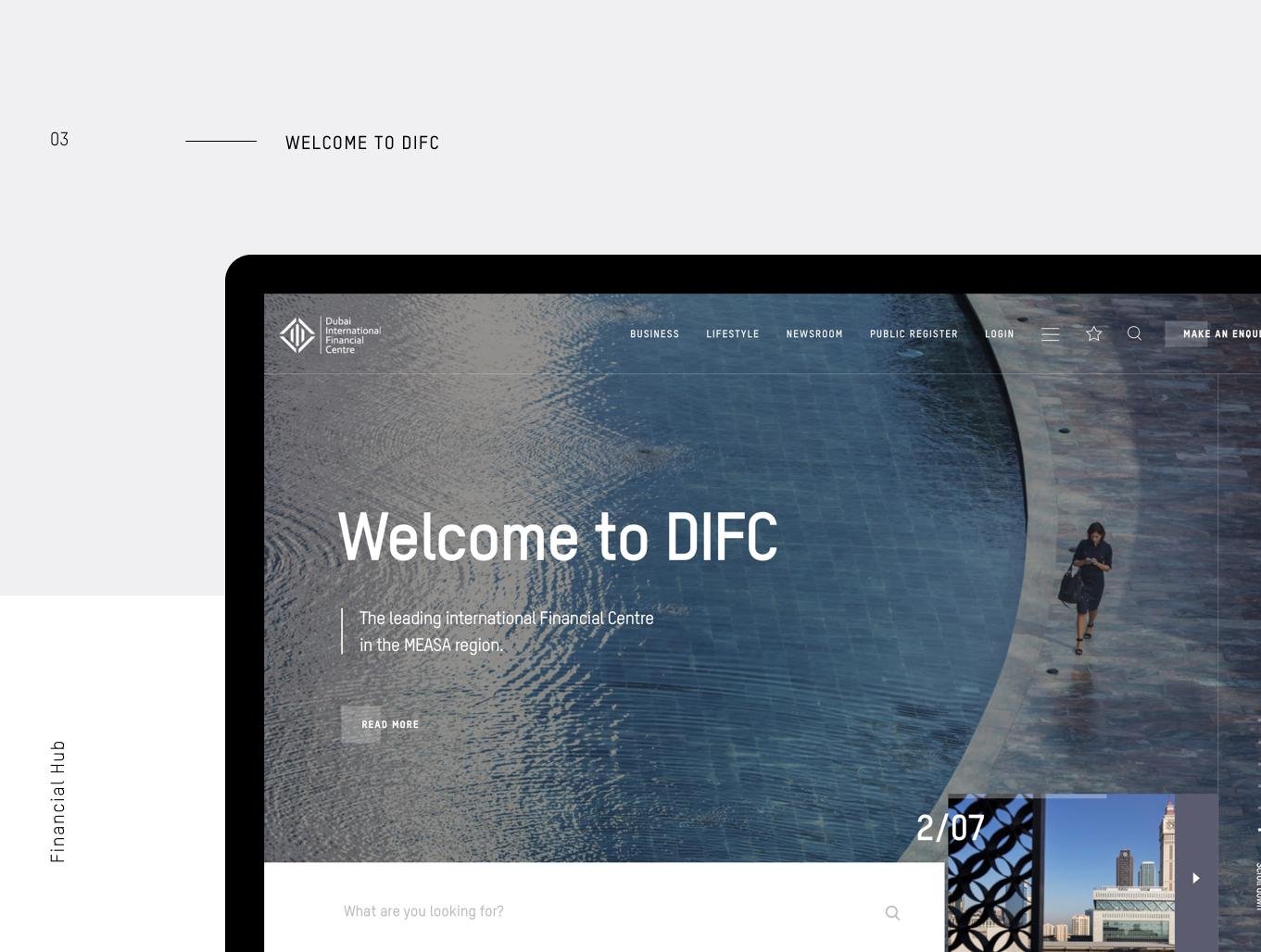 DIFC Dubai International Financial Centre digital platform
