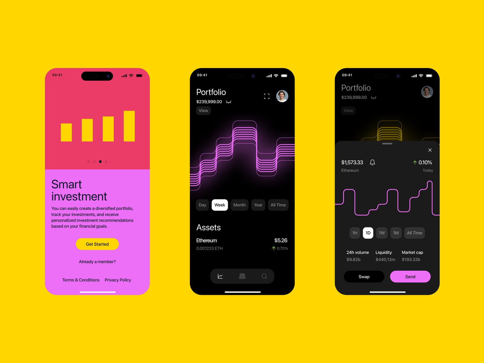 CashCraze — Smart investment, portfolio tracking and swap interface