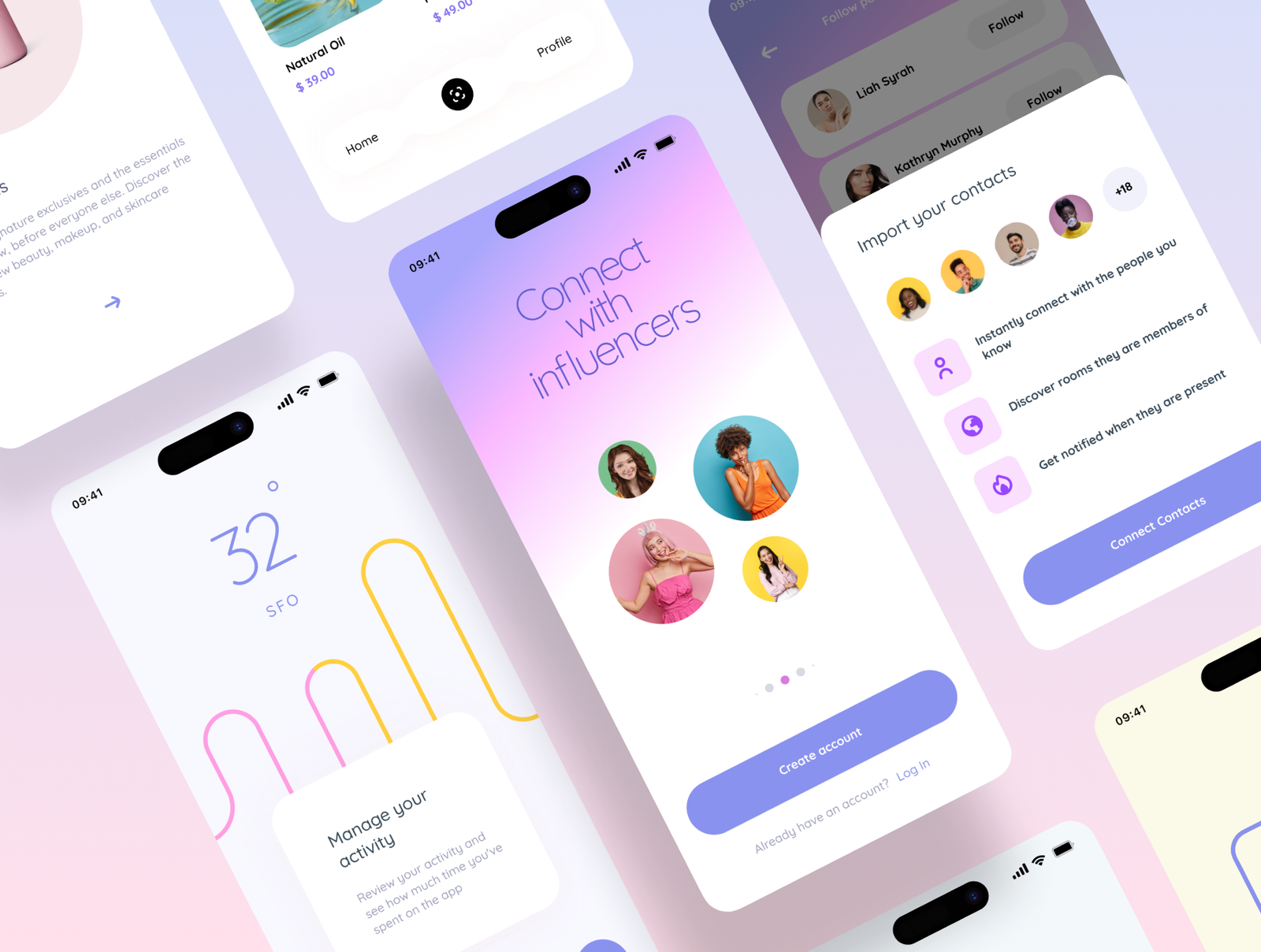 Fragile — Influencer connections and social features