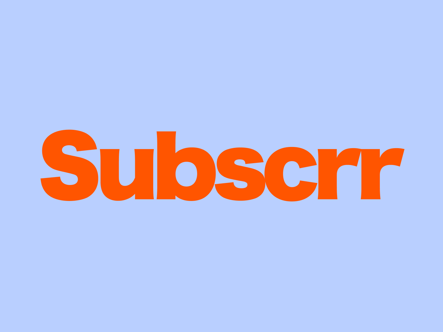 Subscrr — Subscription tracking app hero